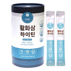 양지홍삼 하이틴 활화삼, 30회분, 450ml, 1개