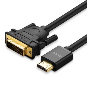 유그린 HDMI to DVI 케이블, 1개, 5m