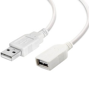 USB 02 USB2.0 연장 케이블선 AM/AF 몰딩형 AF, 1개, 7m