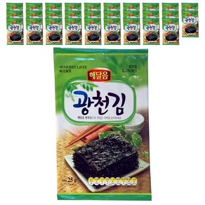 해달음 광천 전장김, 25g, 30개