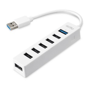 엑토 라츠 USB 3.0 앤 2.0 7포트 USB허브 HUB-35, 화이트