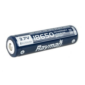 레이맨 2600mAh 보호회로형 건전지충전기 BRC18650PACK