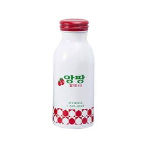 서울우유 레트로 보온 보냉 텀블러, 딸기앙팡, 350ml, 1개