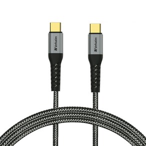 버바팀 케이블 케블라 21AWG E-mak 100W 120cm 66065, 그레이, 1개