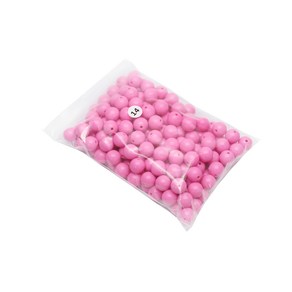 파티드레싱 캔디컬러 구슬 250g 14mm, 진분홍, 1개