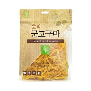 더내추럴 강아지 호박 군고구마 스틱 1kg, 1개