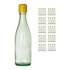 서울패키지 청색 참기름병 노랑캡, 300ml, 40개