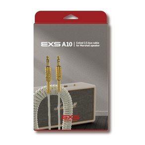 EXS Mashall 3.5 AUX 케이블, 크림, A10