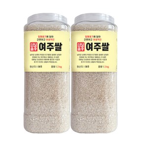 대한농산 2024년산 햅쌀 통에담은 경기여주 백미, 상등급, 2kg, 2개