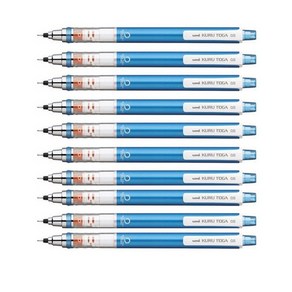 미쯔비시 유니 쿠루토가 샤프 블루, 0.5mm, 10개