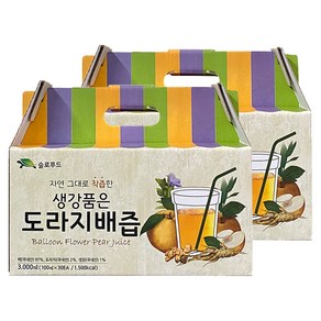 슬로푸드 생강품은 도라지 배즙 30p