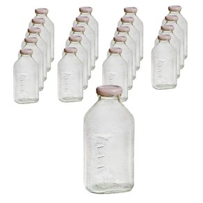 델몬트 쥬스 사각 유리병, 500ml, 20개