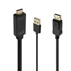 랜스타 HDMI to DisplayPort 모니터케이블