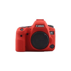 CANON 6D Mark 2 카메라 실리콘 바디보호용 케이스 레드