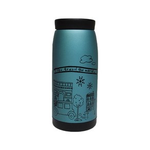 디지티 진공 보온보냉 BACHELOR 텀블러, 블루, 350ml