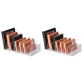화장품 아이쉐도우 파레트 정리함 S, 투명, 2개