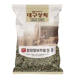 대구상회 국내산 검정 찰보리쌀, 1kg, 1개