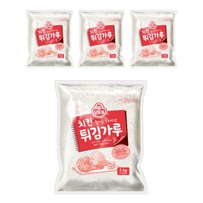 오뚜기 치킨 튀김가루, 5kg, 4개