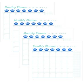 톡톡팬시 먼슬리플래너 패드 4p
