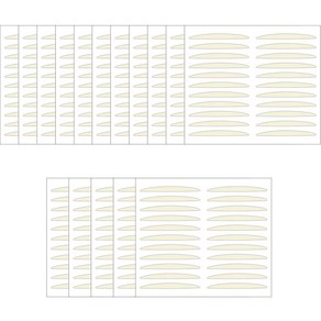 다크니스 블랙 누드 쌍꺼풀 테이프 PVC 352p, 1개