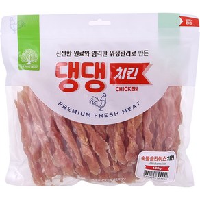 더내추럴 강아지 댕댕 간식 숯불슬라이스치킨 600g, 1개