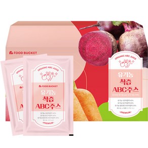 푸드버킷 유기농 착즙 ABC주스, 90ml, 30개