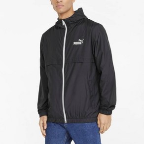 [PUMA]푸마_남성용_에센셜 솔리드 윈드브레이커_ESS SOLID WINDBREAKER_블랙_84946201