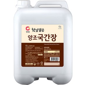 청정원 햇살담은 양조 국간장, 15L, 1개