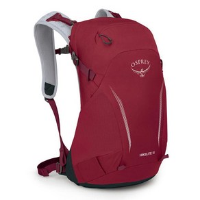 오스프리 하이크라이트 배낭 18L 방수커버 포함, Sangia Red