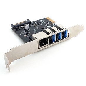 넥스트유 기가랜 USB 3.0 3포트 PCIe 확장카드