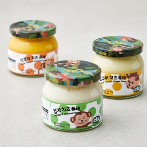 cle 7개월 이후 이유식 치즈 퓨레 150g x 3종 세트