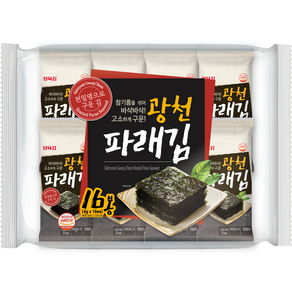 삼육김 광천 파래 도시락김 16p, 64g, 1개