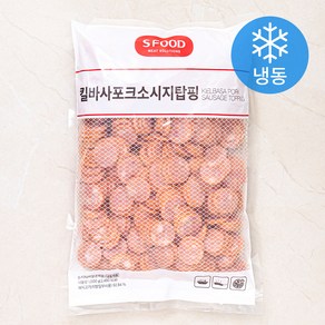 에쓰푸드 킬바사포크 소시지 탑핑 (냉동), 1kg, 1개