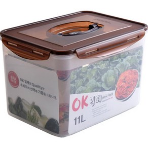 OK밀폐 김치통, 11L, 1개