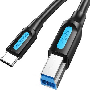 벤션 C타입 to USB 3.0 B CM BM 고속케이블, 1개, 1m