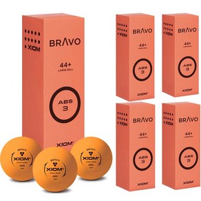 엑시옴 BRAVO 라지볼 탁구공 44+