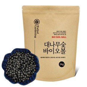 월드가드닝 대나무숯 바이오볼, 1개, 1kg