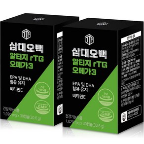 삼대오백 알티지 오메가3 30.6g, 30정, 2개