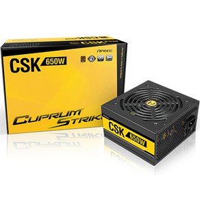 안텍 CSK 650W 80PLUS BRONZE 프리볼트 파워, X5000A255HC-20