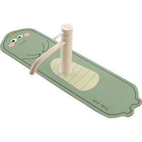 데이소이 쏘퍼니 수도꼭지 매트 10 x 61 cm, 07 공룡, 1개
