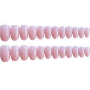 네이처스파머 컬렉션 네일팁 스킨톤 피치 핑크쉬폰 24p 세트 CS-46, CS-46 스킨톤 피치 핑크쉬폰, 1개