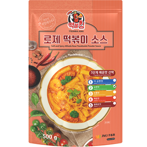 떡불킹 로제 떡볶이 소스 순한맛, 1개, 500g