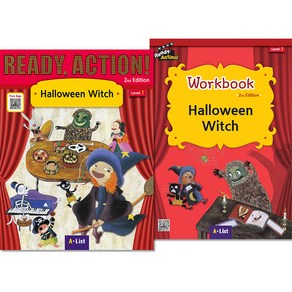 Ready Action 2nd Edition Level 1 Halloween Witch + Workbook 세트