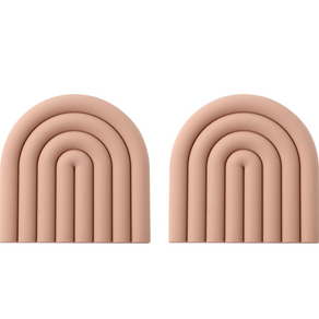 착한살림 레인보우 실리콘 냄비 받침 핑크, 2개