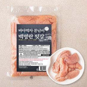 속초바다먹자 백명란 젓갈, 300g, 1팩