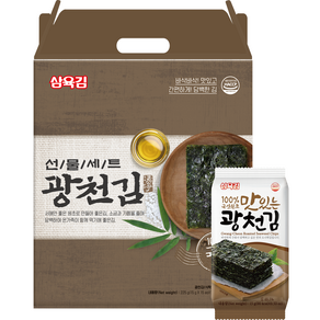 삼육김 광천김 선물세트 5호 15p, 225g, 1개