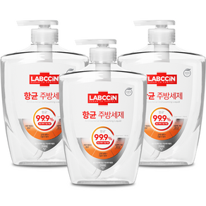 랩신 항균 주방세제 스파클링 애플향, 3개, 750ml