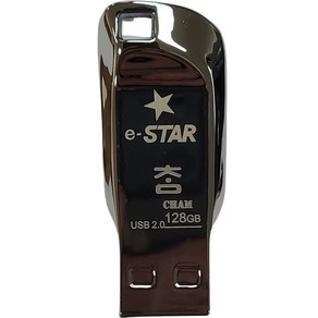 eSTARSSD 2 USB 메모리 실버 CHAM, 128GB