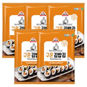 새우표 완도 구운 김밥김, 22g, 5개