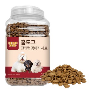 홈도그 전연령 강아지 사료 용기형, 소, 1.6kg, 1개